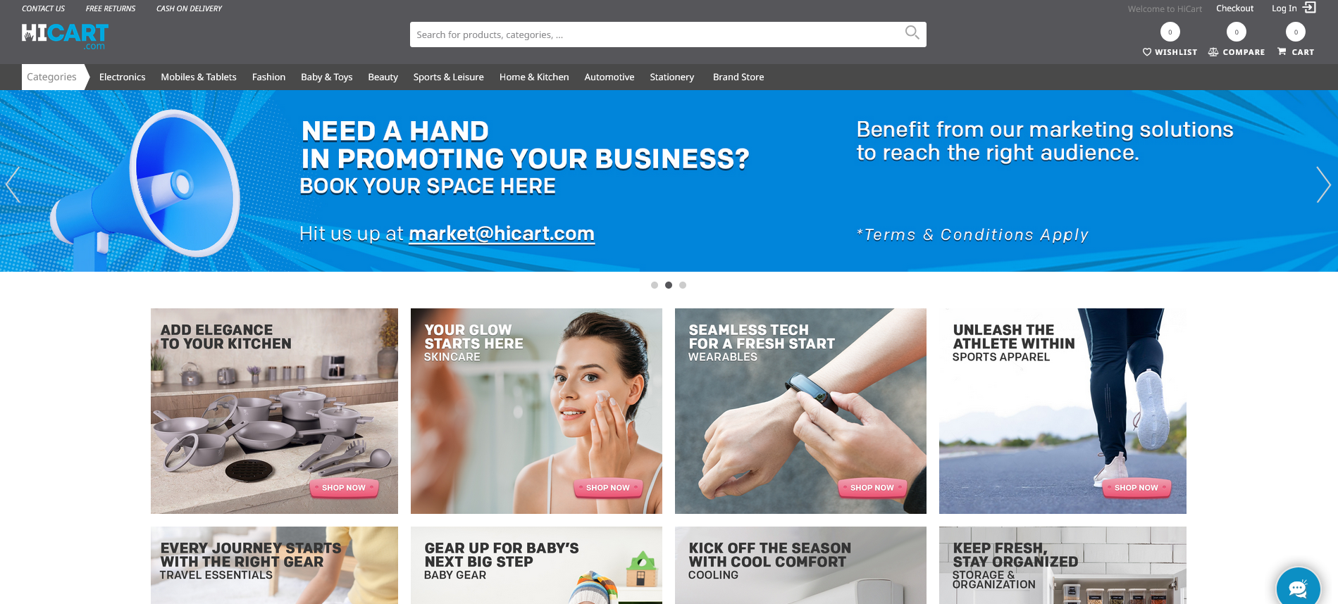 hicart Home Page